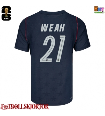 Förenta stater Timothy Weah #21 Bortatröja VM 2026 Kortärmad